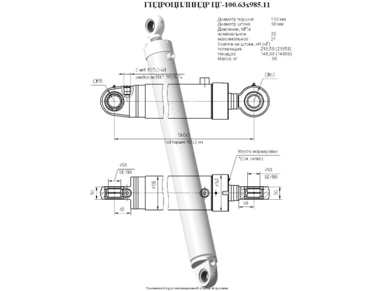 ЦГ-110.63х985.11